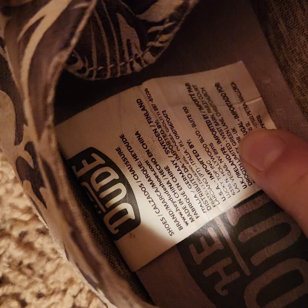 Hey Dude Patterned Casual Slip-on Shoes Womans Size 7 - Picture 3 of 15